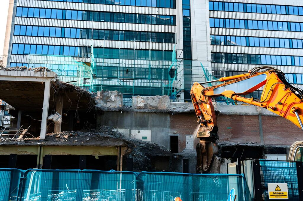 Industrial demolition support services provided