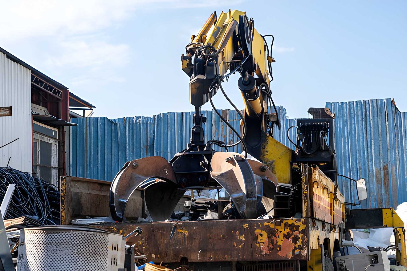 Scrap loading and material handling equipment